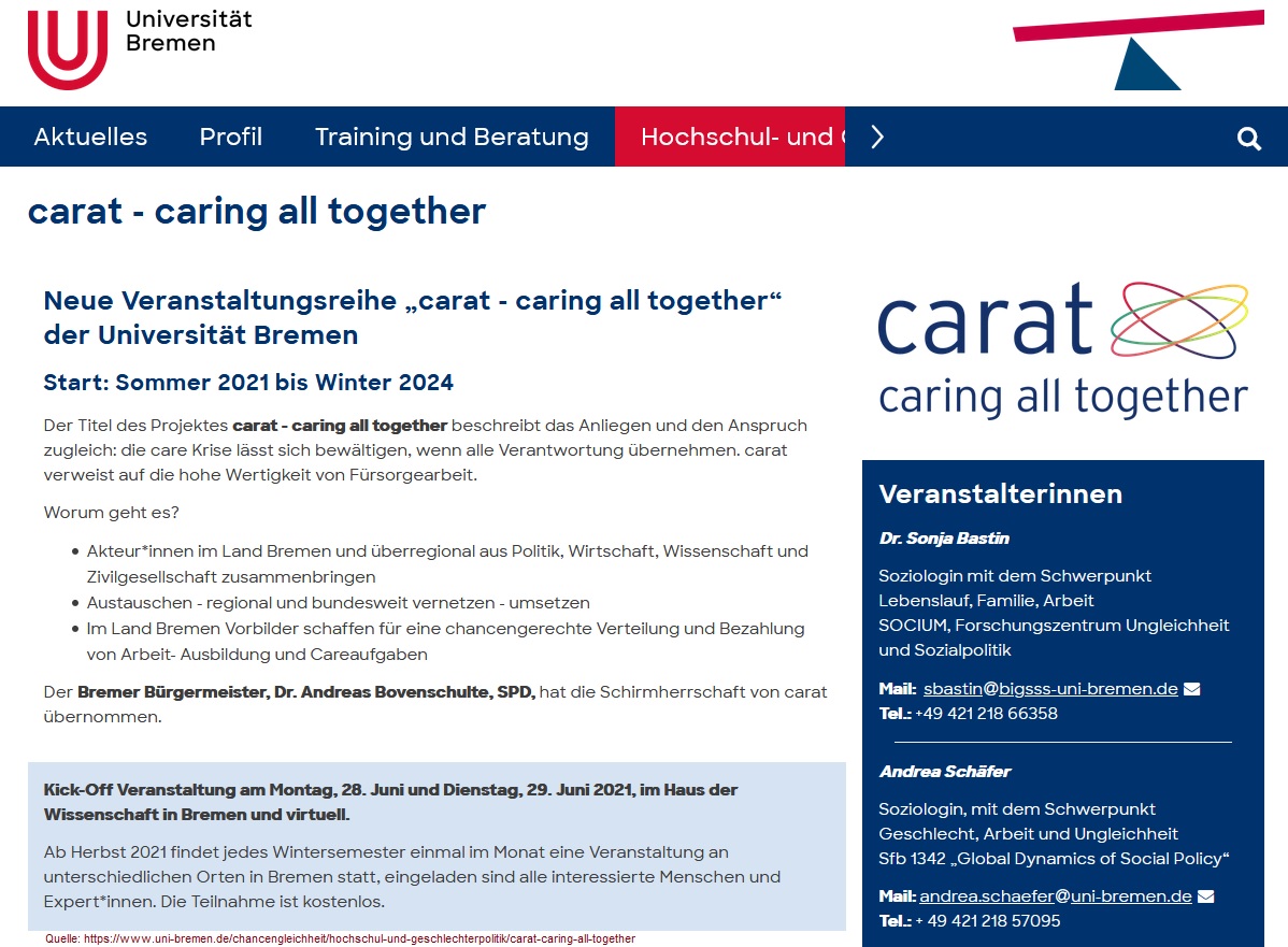 2021-06-20_Uni-Bremen_carat_caring-all-together_Sonja-Bastin_Andrea-Schaefer