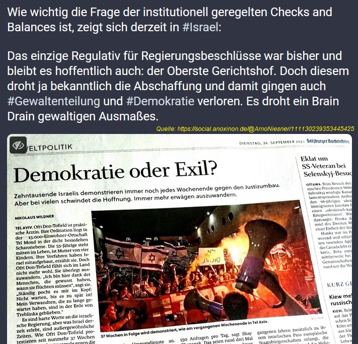 2023-09-26_SN_AN-Kommentar-zu_Demokratie-oder-Exil_Israel