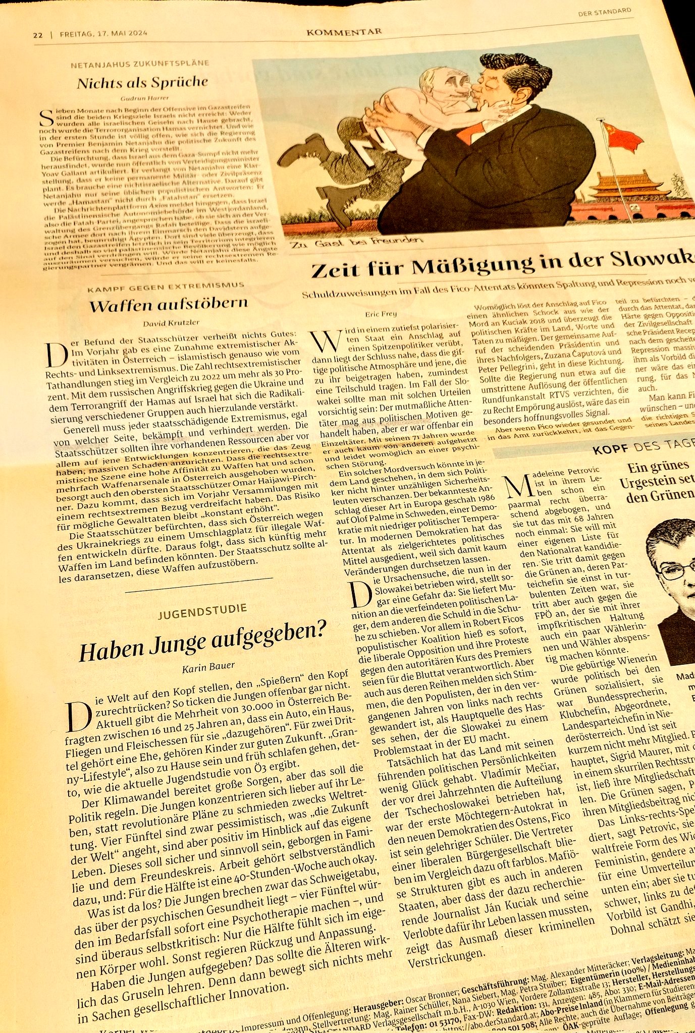 2024-05-17_Standard_Jugendstudie-Oe3_Zukunft-der-Welt