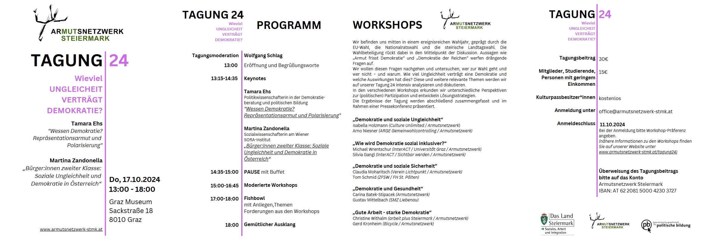 2024-06-07_Armutsnetzwerk-Stmk_Flyer-Tagung24_A5_Endversion